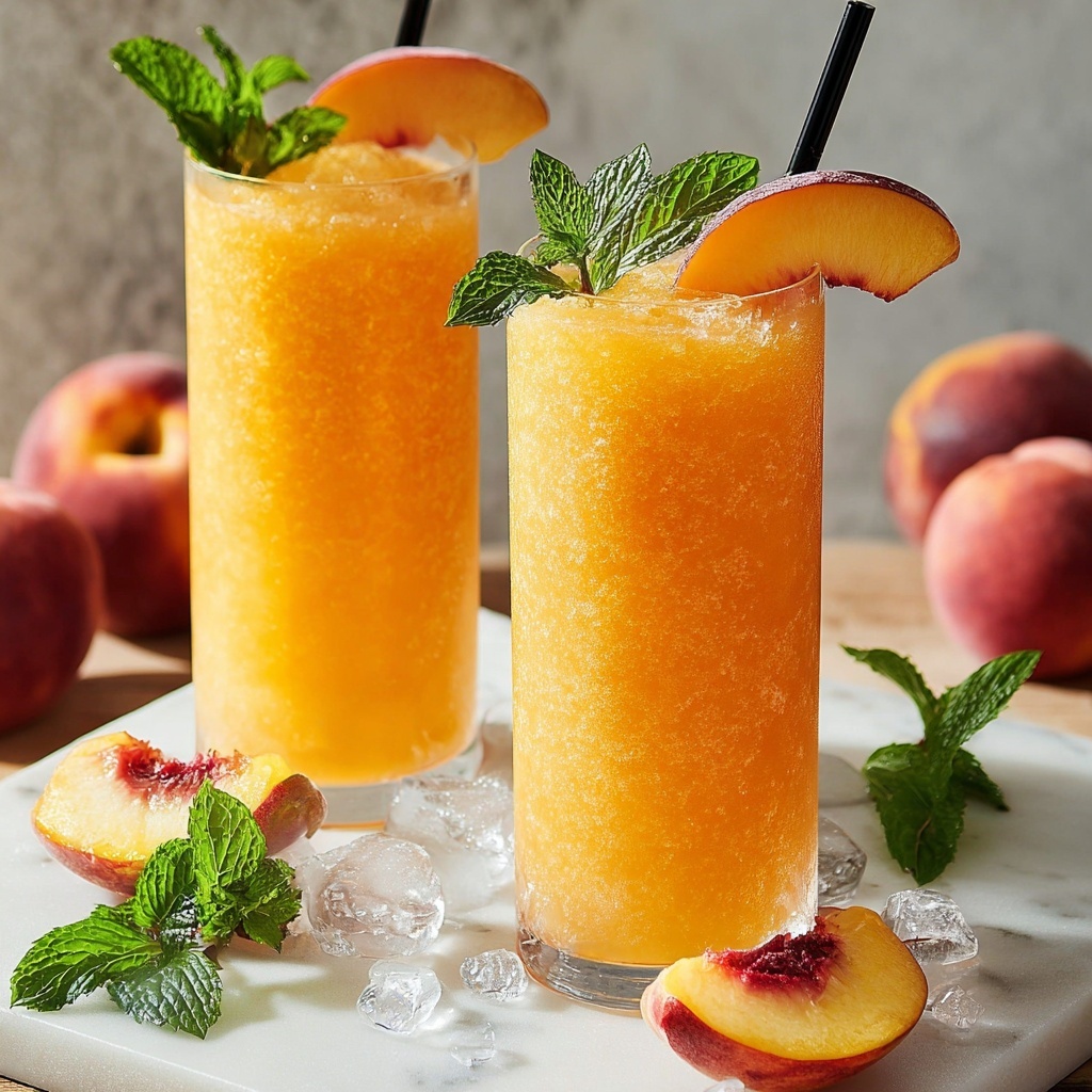 Peach Lemonade Drink: Refreshing Recipe for Summer Sips Recipe - Recipe Image