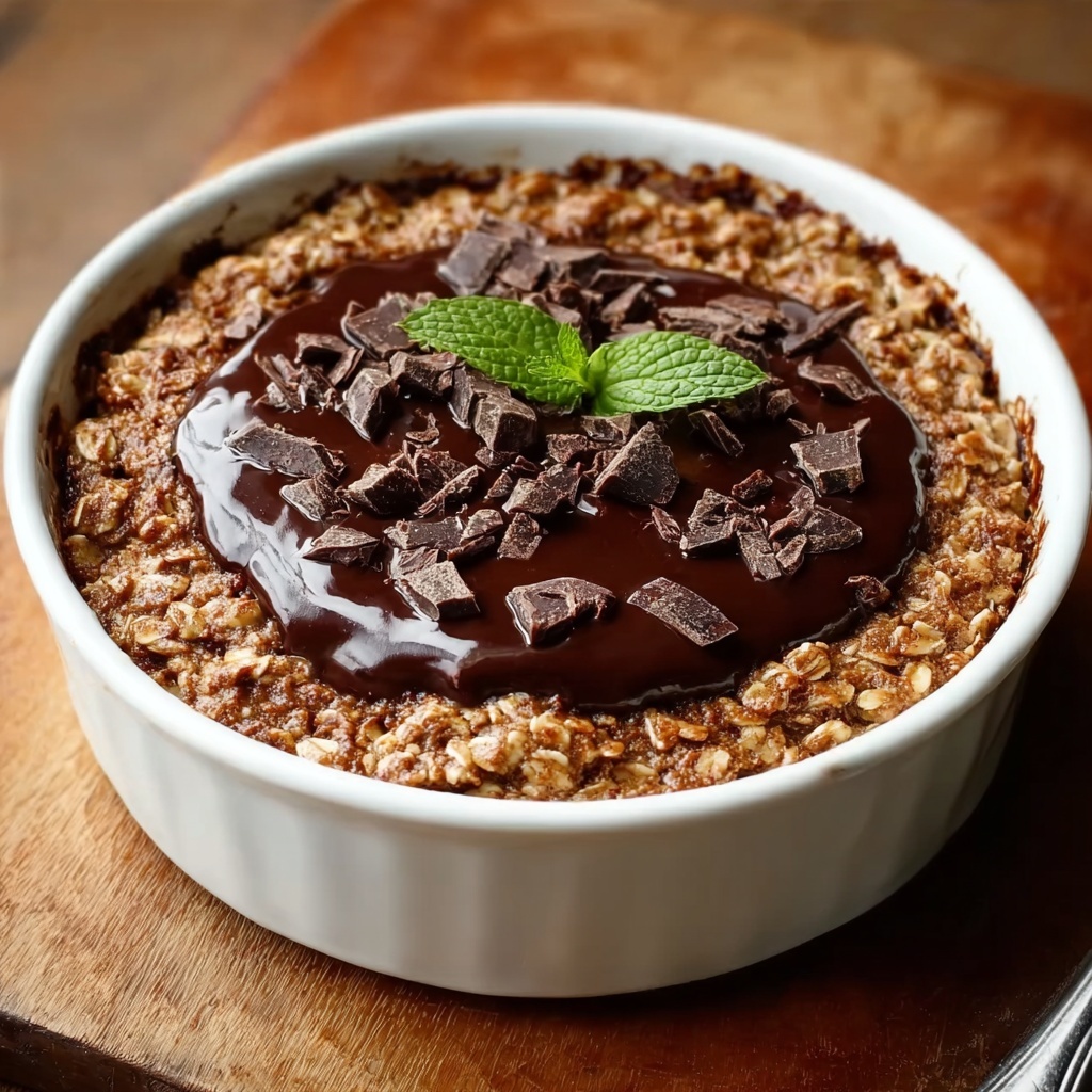 Chocolate Baked Oats Recipe - Recipe Image