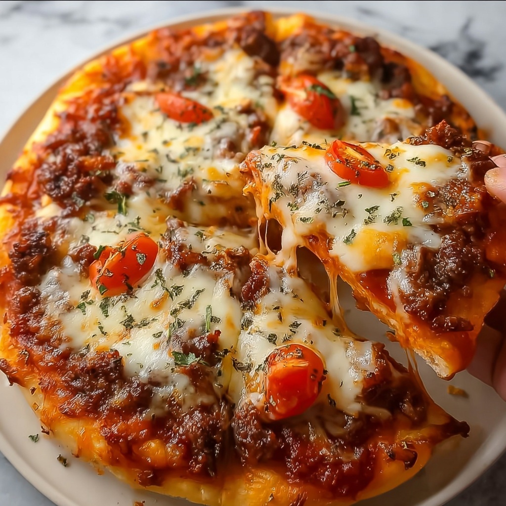 Pizza-Flavored Burgers Recipe - Recipe Image