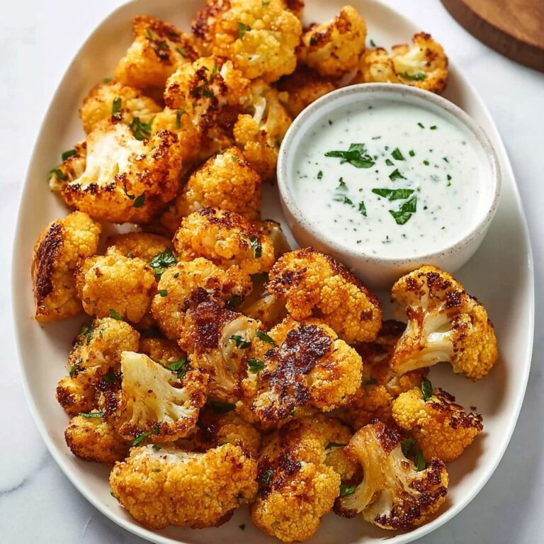 Air Fryer Cauliflower Wings Recipe