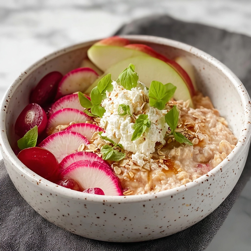 Sweet Maple Rhubarb Oatmeal Recipe - Recipe Image