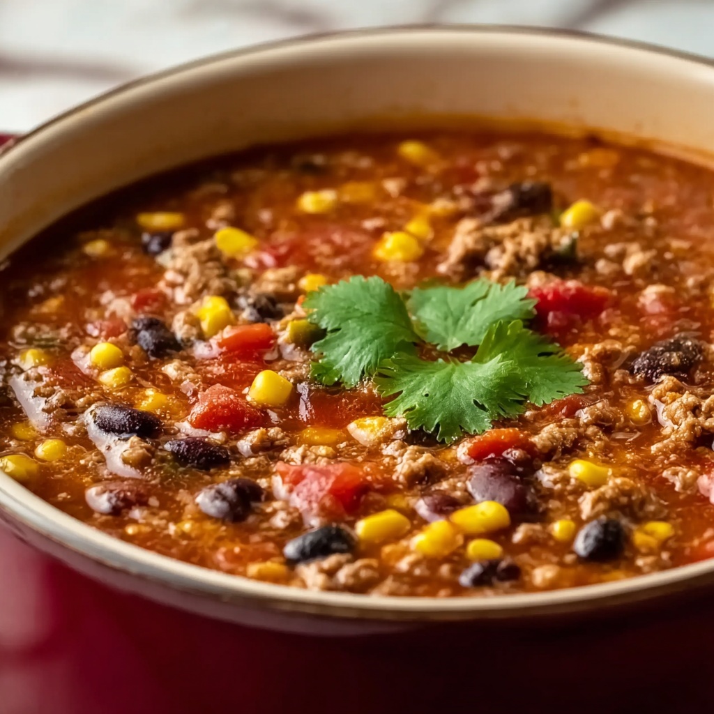 Hearty Taco Soup Recipe - Recipe Image