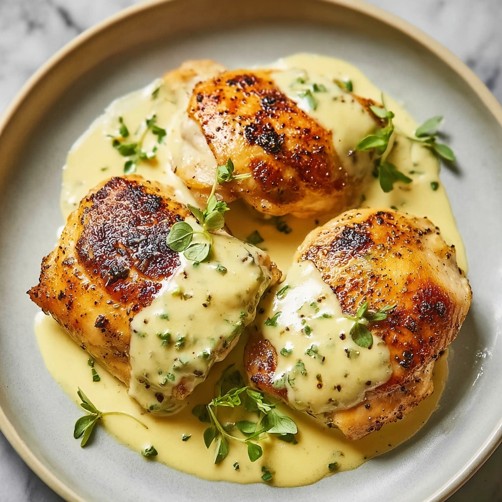Creamy Dijon Mustard Chicken Recipe - Recipe Image