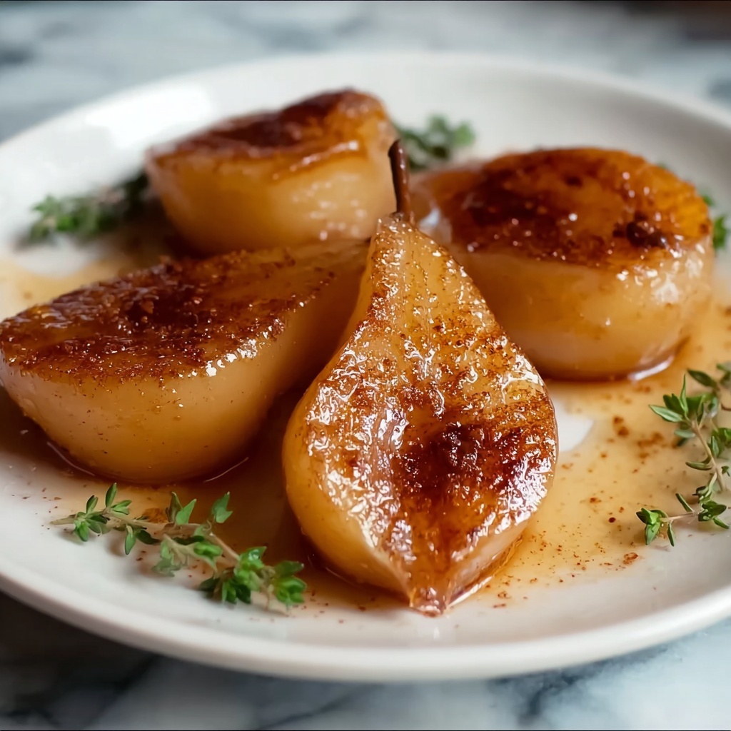 Cinnamon Honey Baked Pears Recipe - Recipe Image