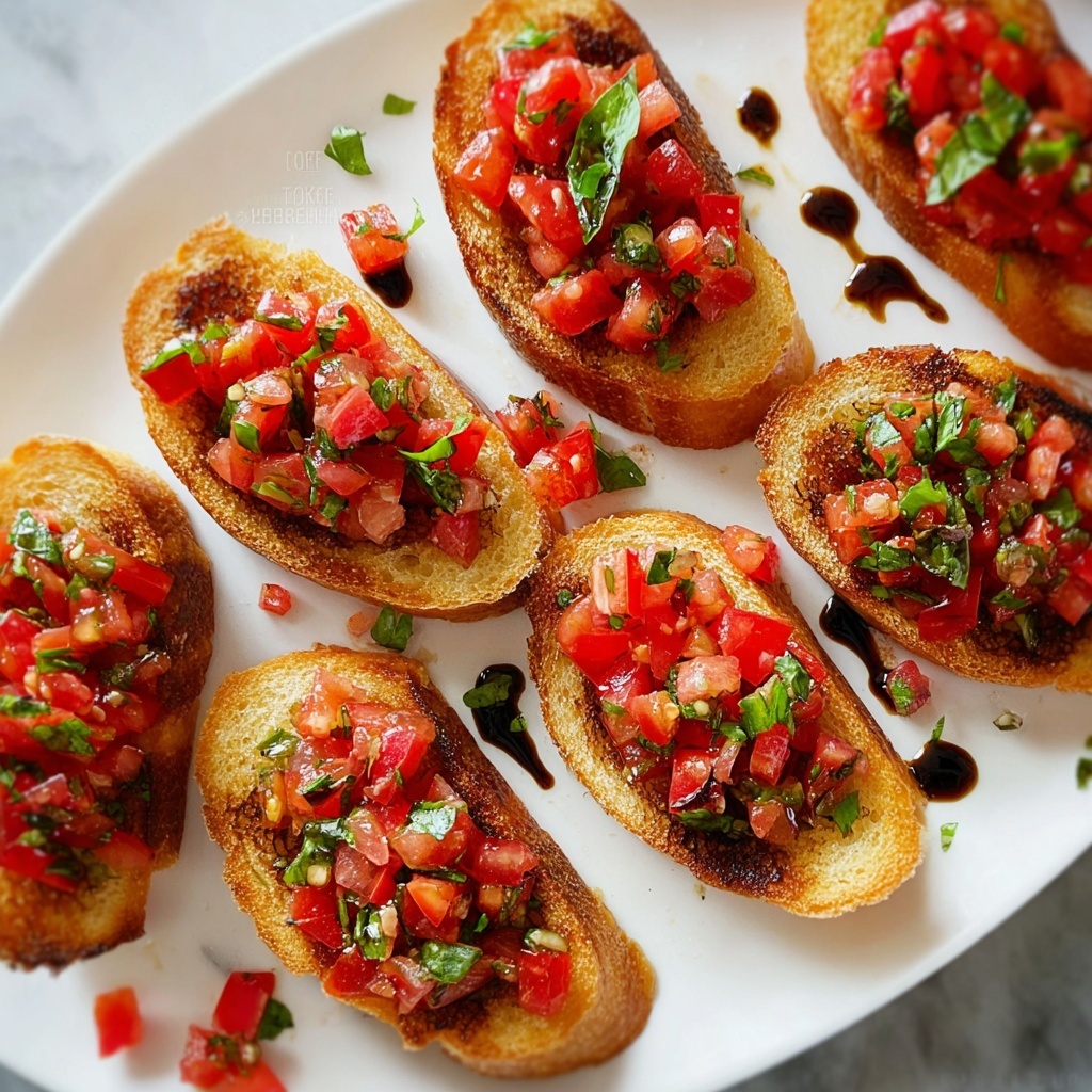 Easy Fresh Tomato Bruschetta Recipe - Recipe Image