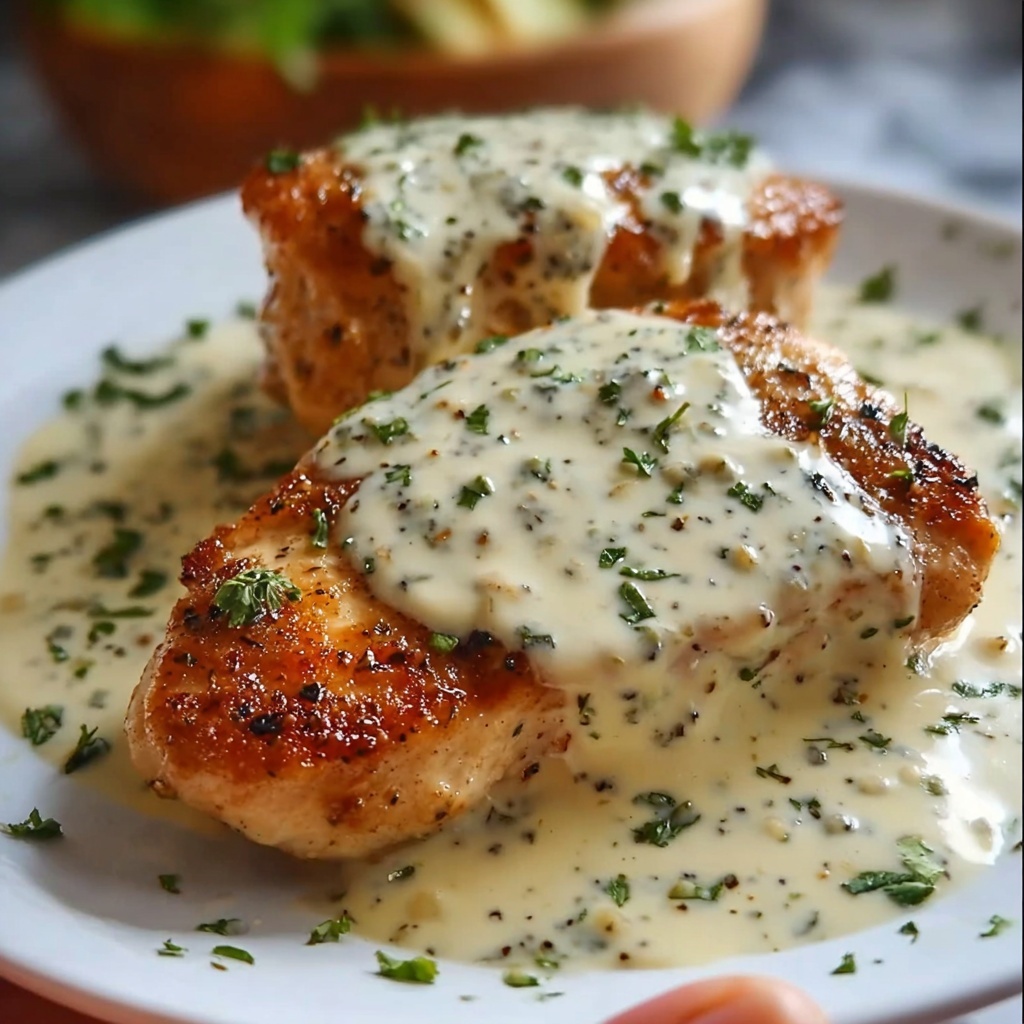 Chicken with Boursin Cheese Sauce Recipe - Recipe Image