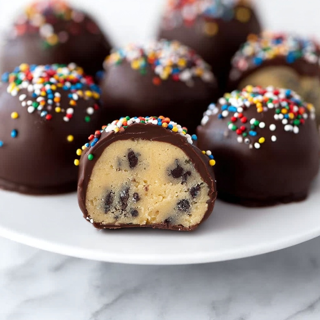 Chocolate Chip Cookie Dough Truffles Recipe - Recipe Image