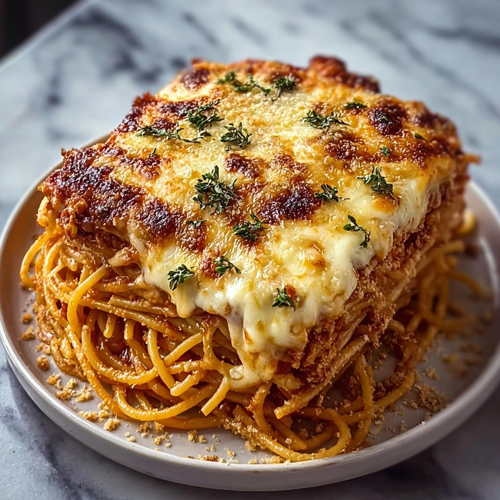 Cream Cheese Spaghetti Casserole Recipe - Recipe Image