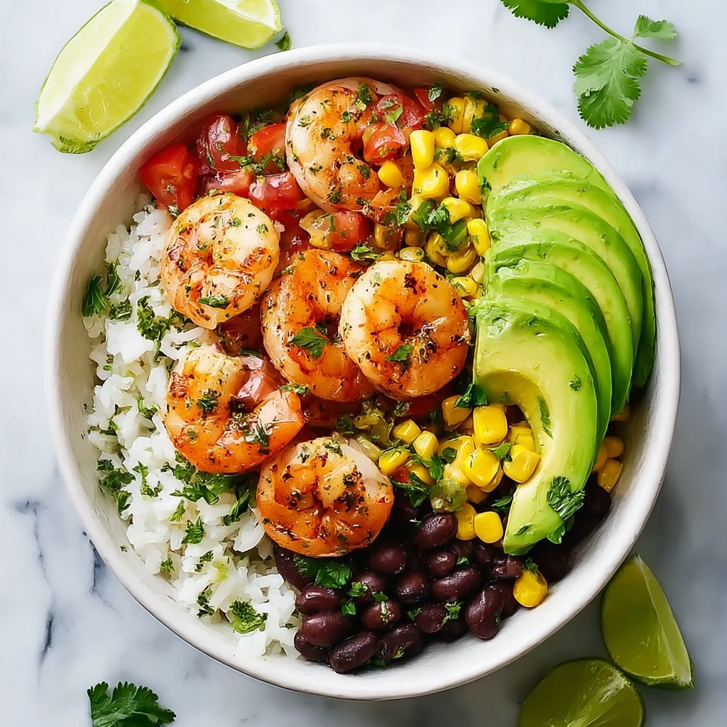 Shrimp Bowl with Cilantro Lime Rice Recipe - Recipe Image