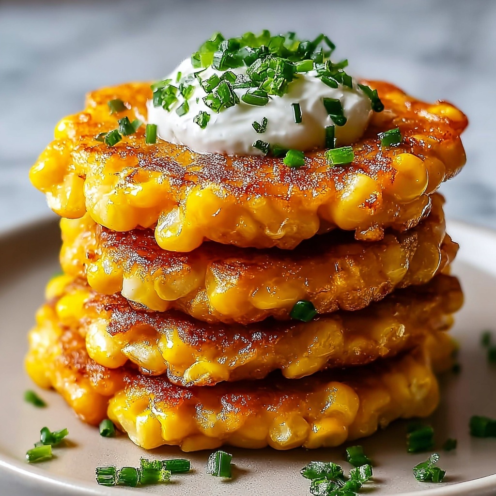 Crispy Cheesy Corn Fritters: The Ultimate Recipe for a Delicious Snack Recipe - Recipe Image