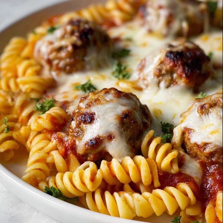 Dump and Bake Meatball Casserole Recipe