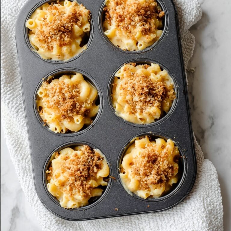 Crispy Baked Mac & Cheese Cups Recipe