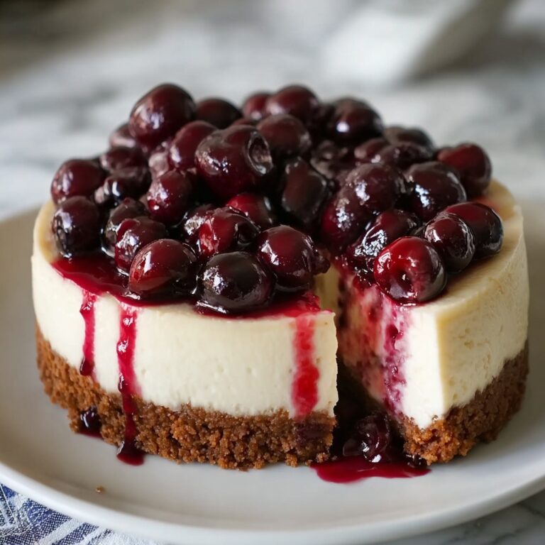 Spiked Cherry Cheesecake Recipe