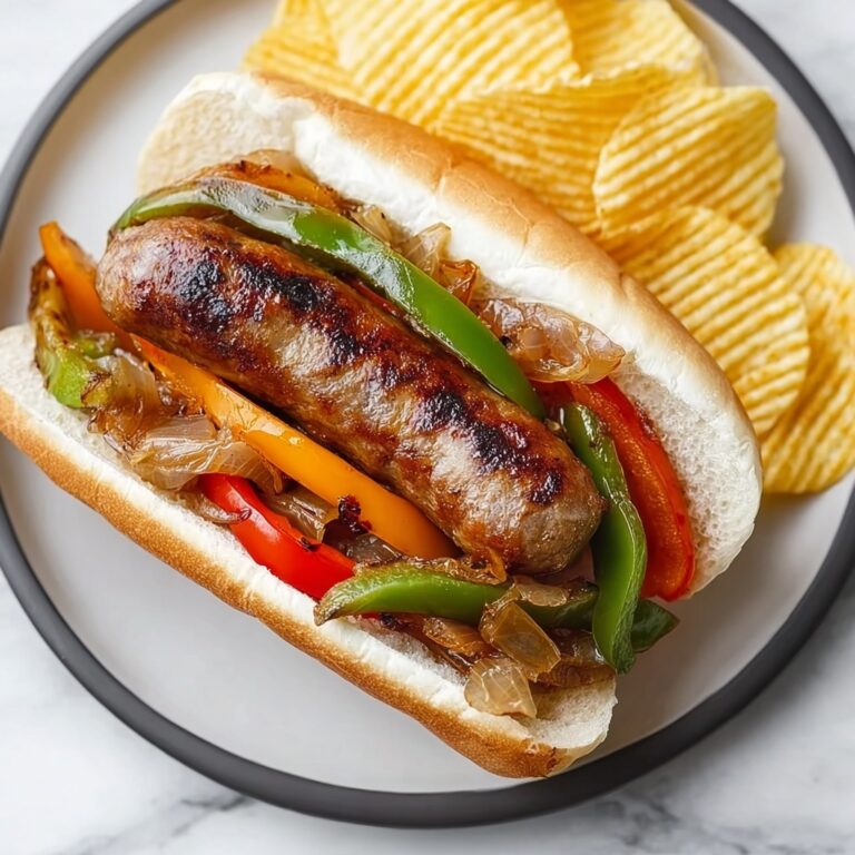 Sausage, Peppers, and Onions Sandwich Recipe