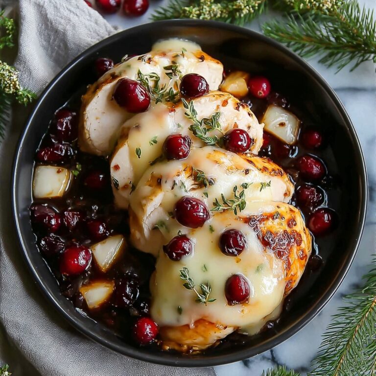 Impressive Cranberry Brie Stuffed Chicken: A Flavorful Showstopper Recipe