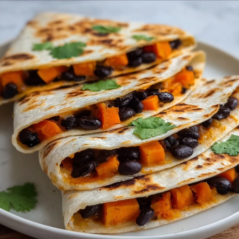 Roasted Sweet Potato and Black Bean Quesadillas Recipe