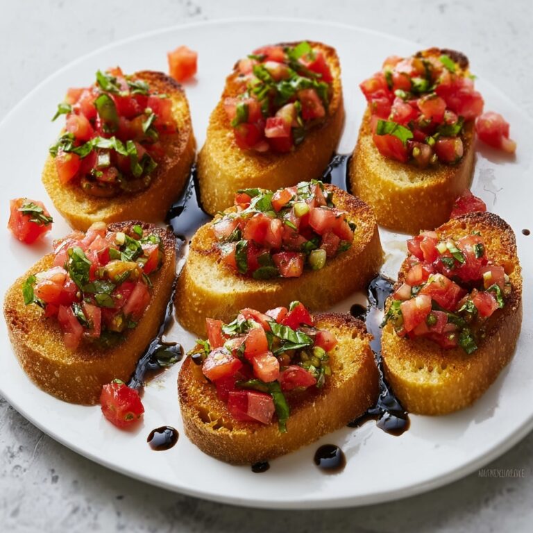 Easy Fresh Tomato Bruschetta Recipe