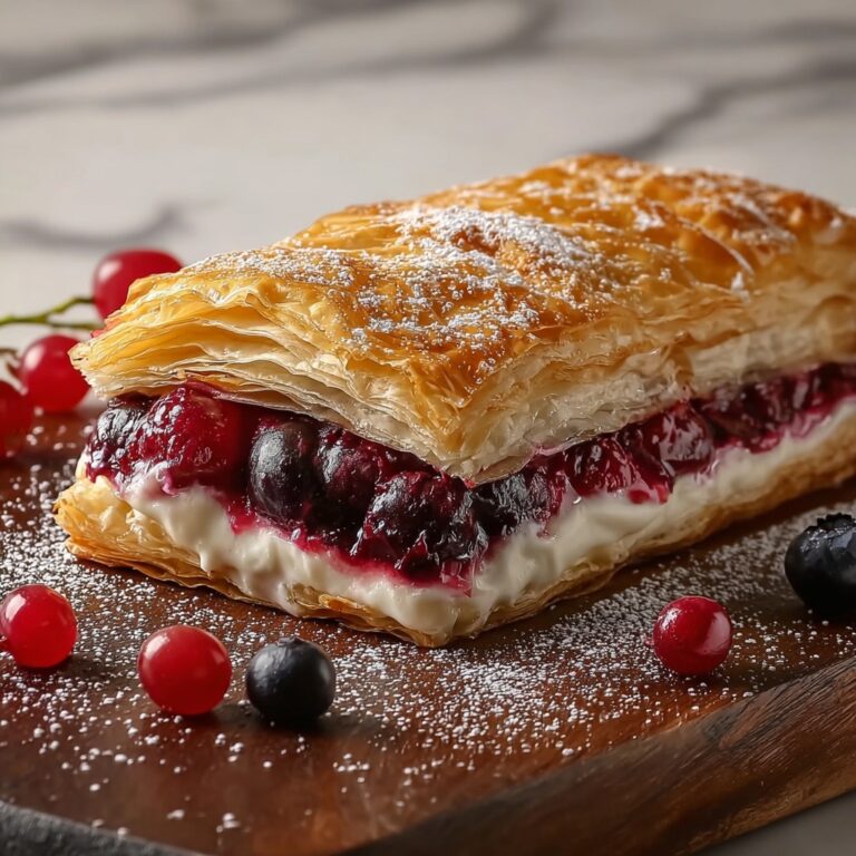 Creamy Cherry Strudel Recipe