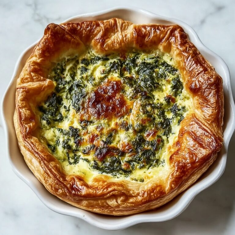 Spinach and Cheese Puff Pastry Pie Recipe