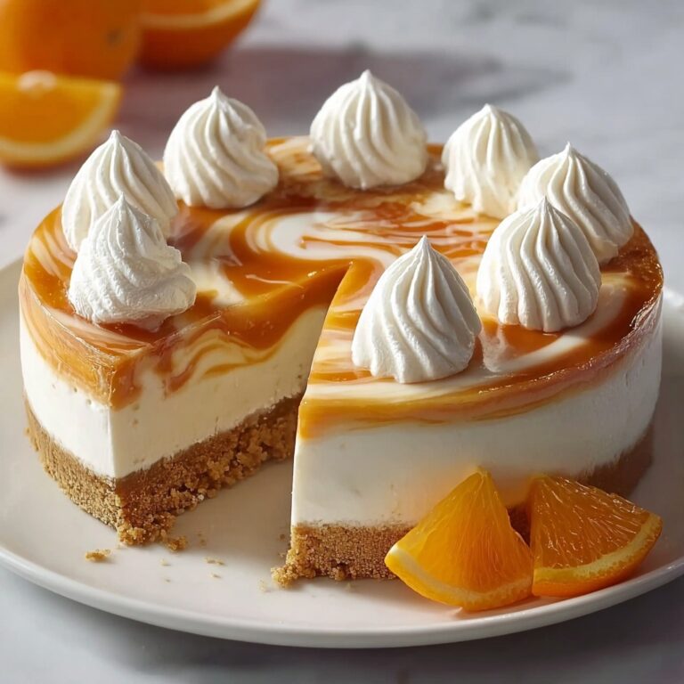 No-Bake Orange Creamsicle Cheesecake Recipe