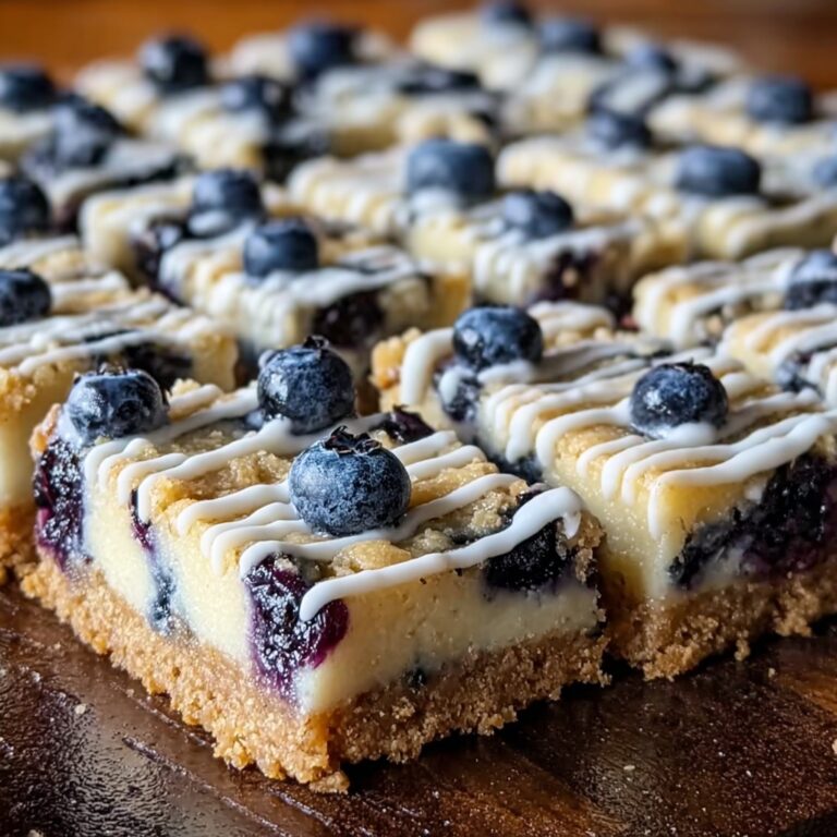 Lemon Blueberry Shortbread Bars Recipe