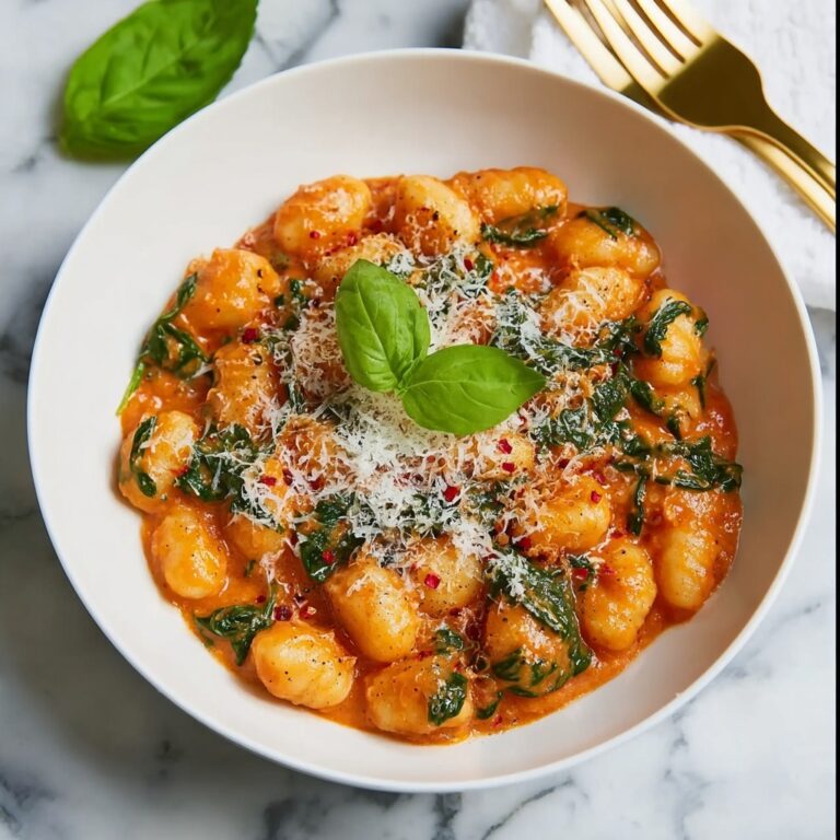 One-Pan Creamy Sausage Gnocchi Recipe