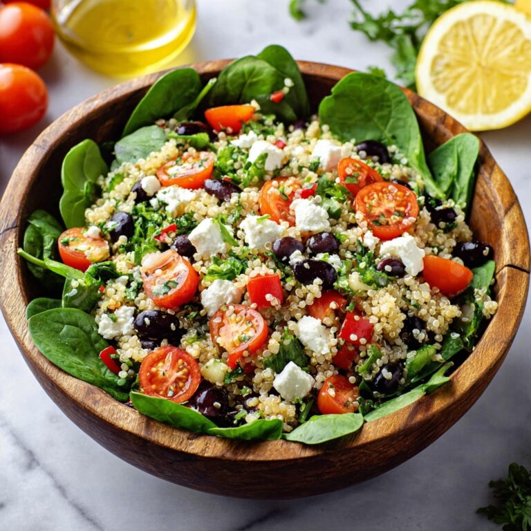 Mediterranean Quinoa Salad with Feta Recipe
