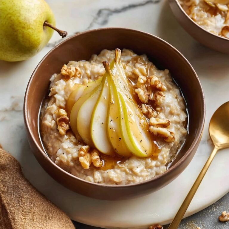 Caramelized Pear Oatmeal Bowls Recipe