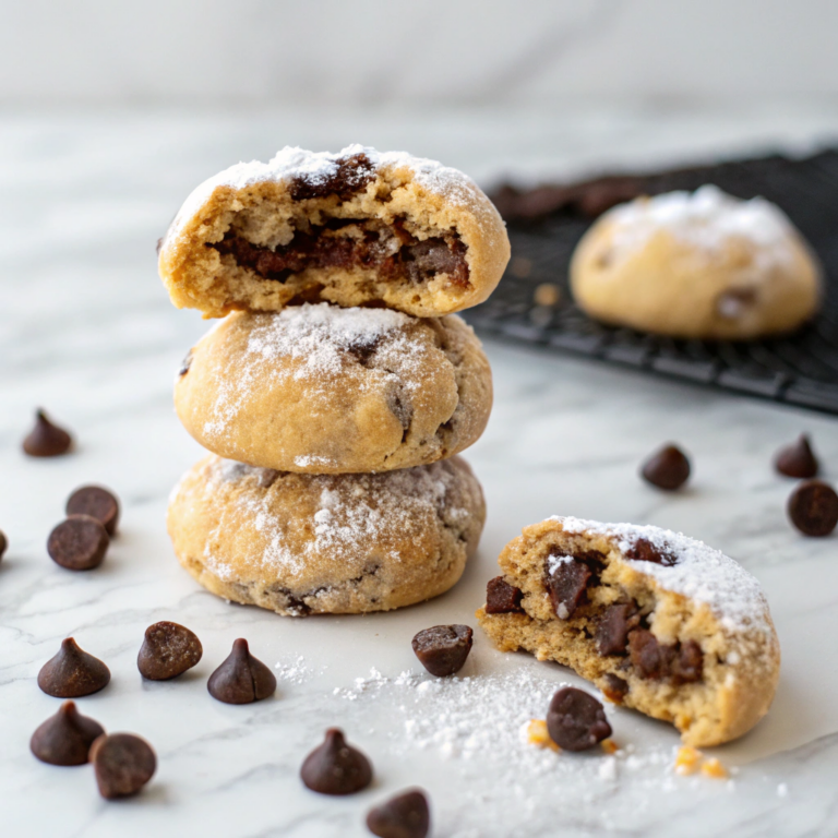 Peanut Butter Chocolate Chip Snowball Cookies Recipe