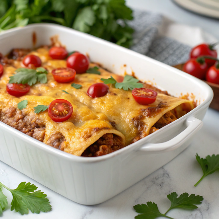 Deliciously Cheesy Enchiladas Bake Recipe
