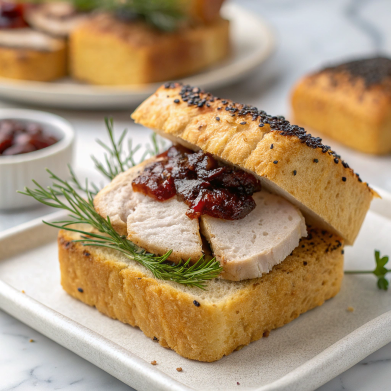 Baked Cranberry Turkey Sliders Recipe