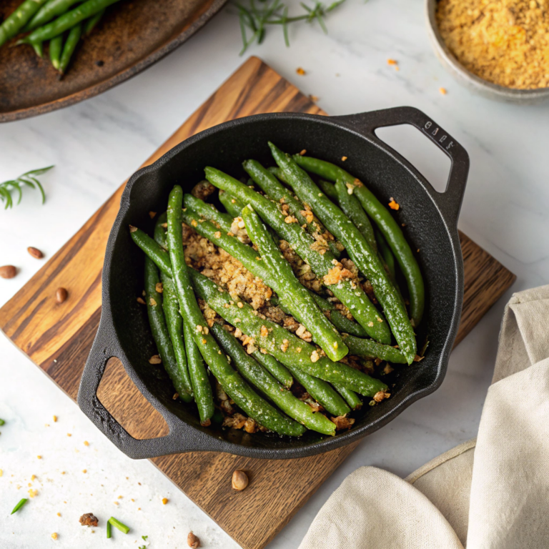 Roasted Parmesan Green Beans Recipe
