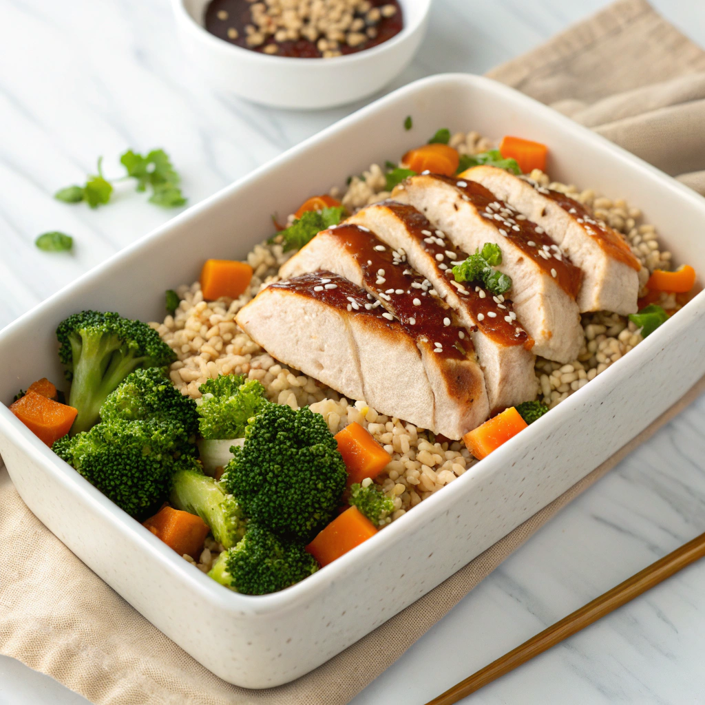 Teriyaki Chicken Casserole Recipe - Recipe Image