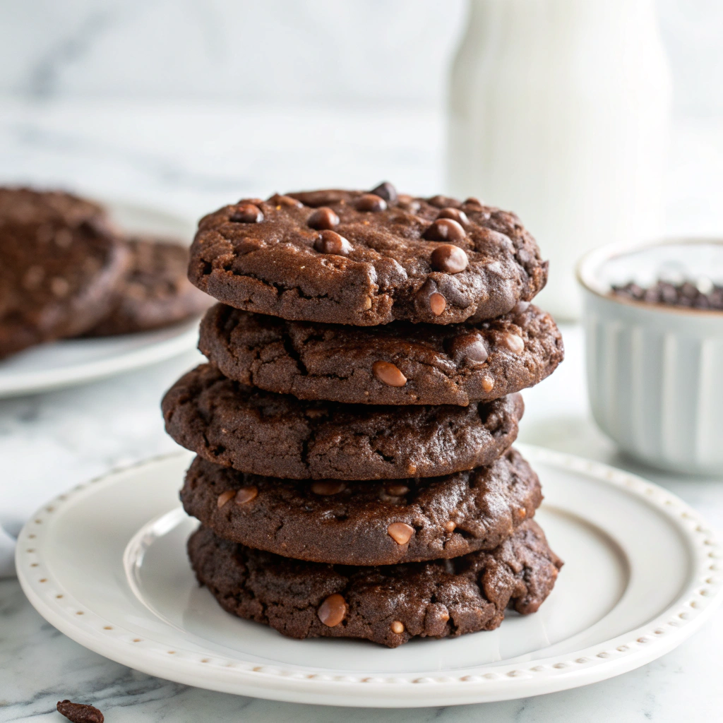 No-Bake Chocolate Peanut Butter Cookies Recipe - Recipe Image