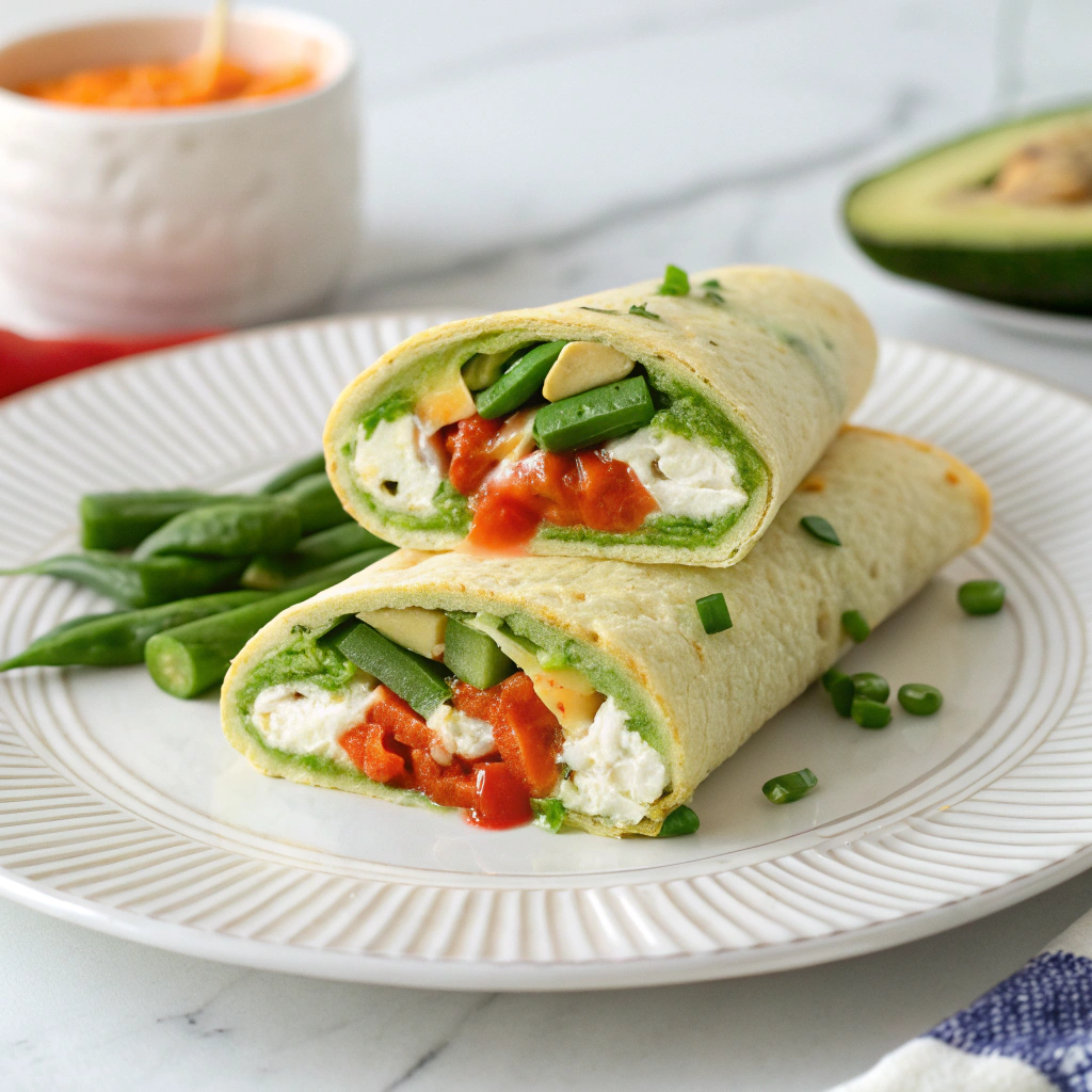Effortless Veggie Omelette Roll Recipe - Recipe Image