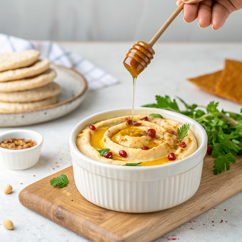 Hot Honey Cream Cheese Dip Recipe - Recipe Image