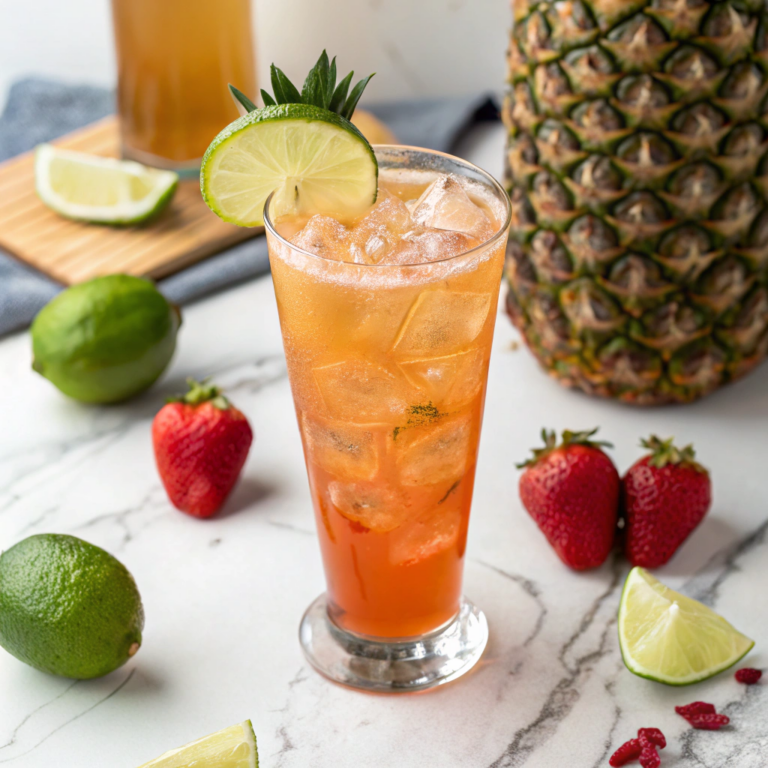 Pineapple Strawberry Agua Fresca Recipe
