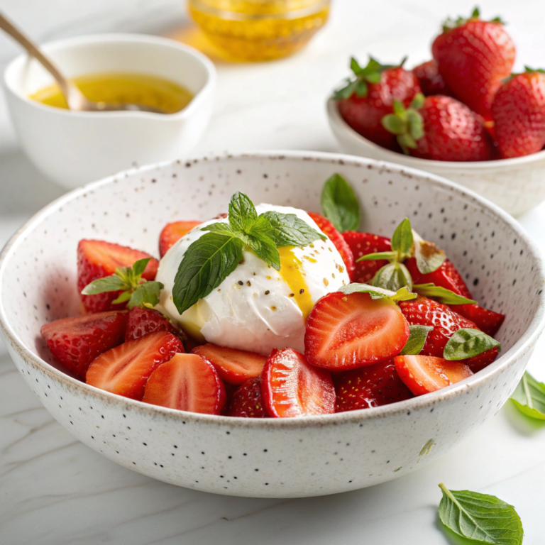 Whipped Feta with Roasted Strawberries Recipe