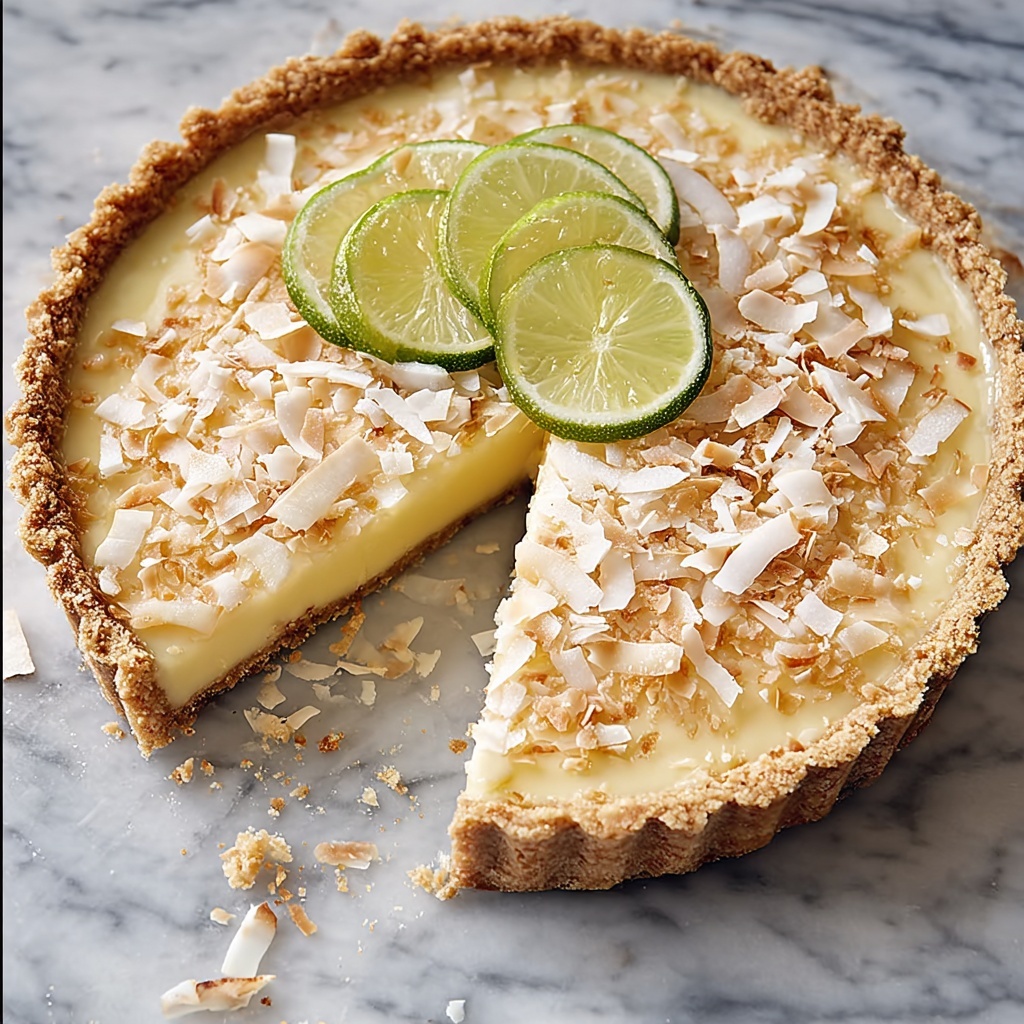 Coconut Lime Tart Recipe - Recipe Image