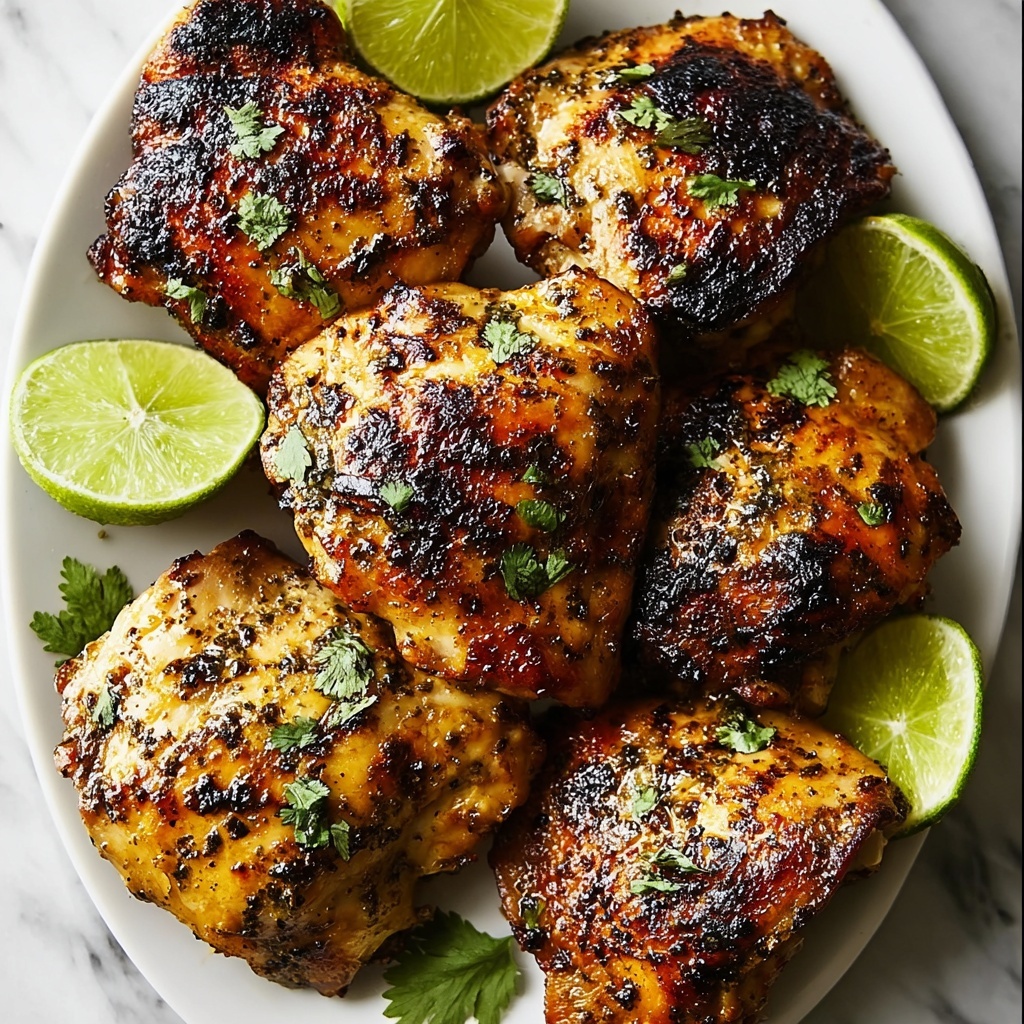 Crispy Cilantro Lime Chicken Thighs Recipe - Recipe Image