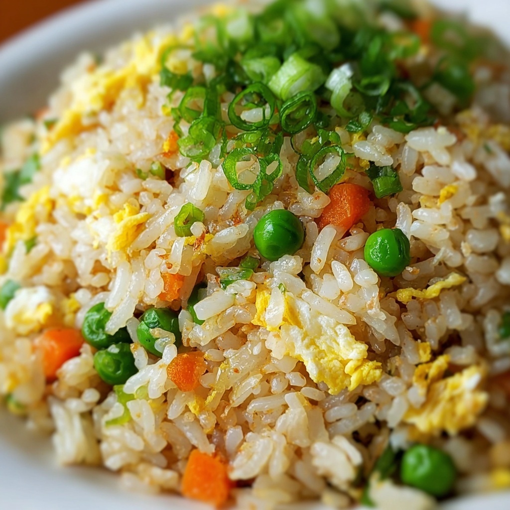 Simple Egg Fried Rice Recipe - Recipe Image