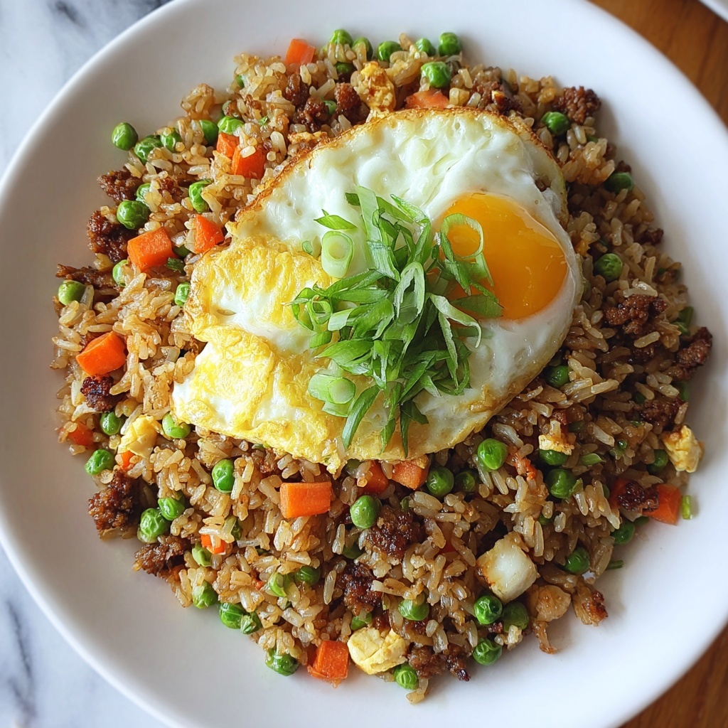 Ground Chicken Fried Rice Recipe - Recipe Image