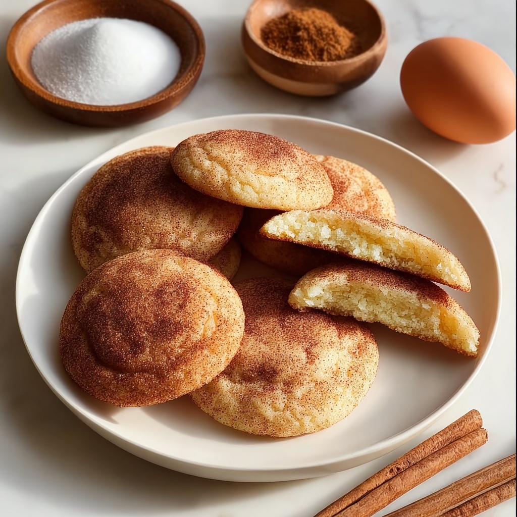 Soft Chewy Cinnamon Snickerdoodles Recipe - Recipe Image