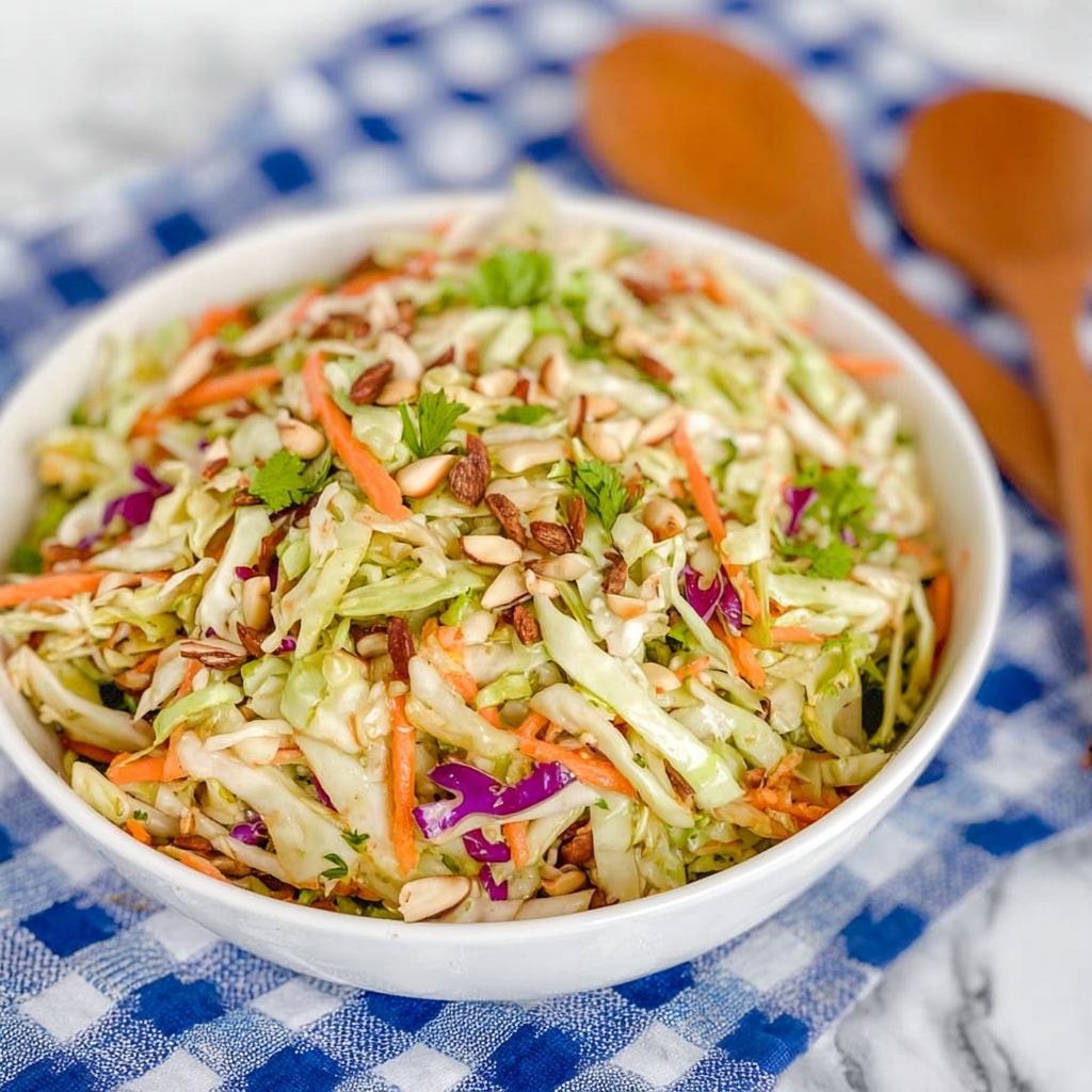 Broccoli Slaw with Ramen Noodles and Almonds Recipe - Recipe Image