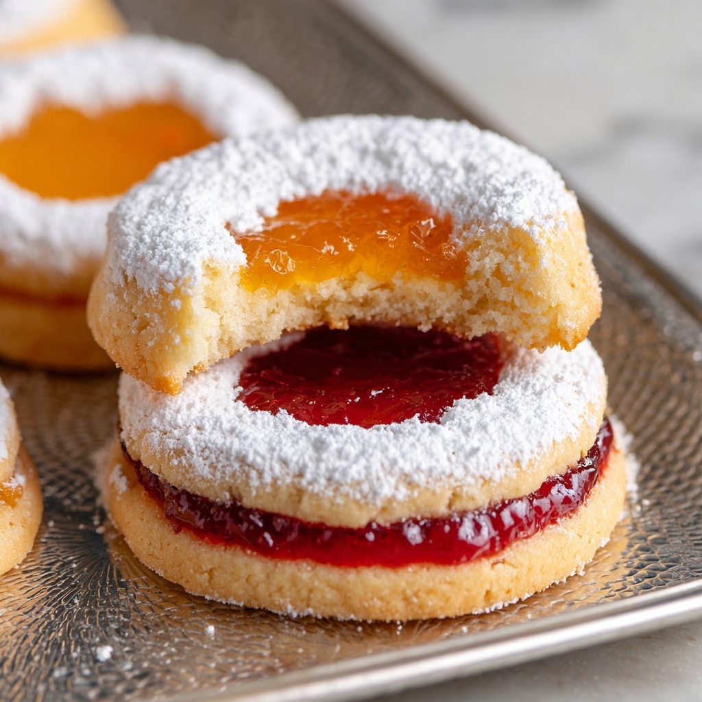 Vegan Linzer Cookies (Linzer Plätzchen) Recipe - Recipe Image