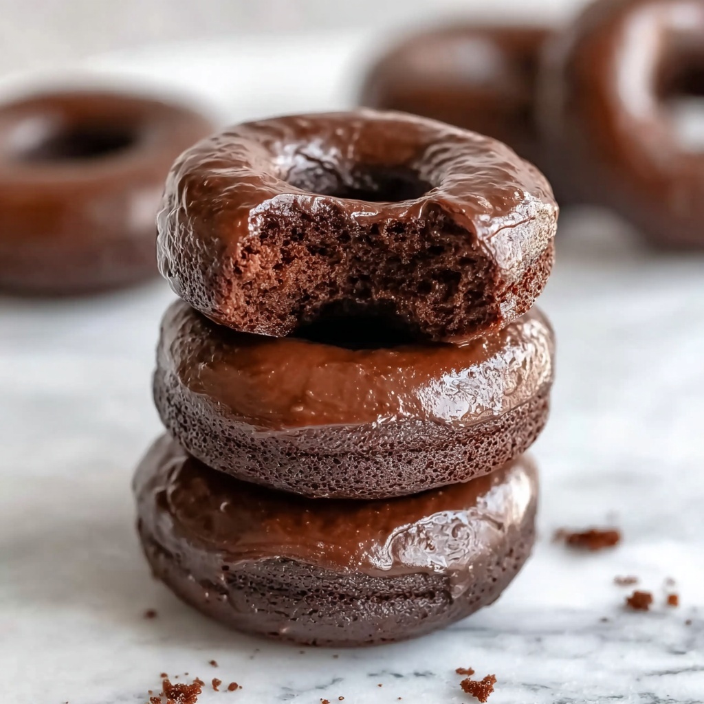 Chocolate Old Fashioned Doughnuts with Mocha Glaze Recipe - Recipe Image