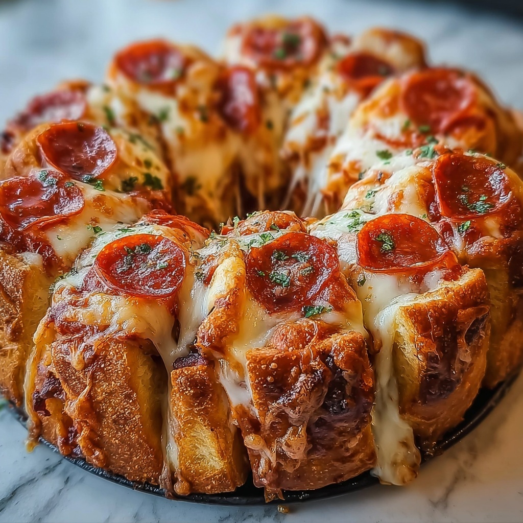 Pizza Monkey Bread Recipe - Recipe Image