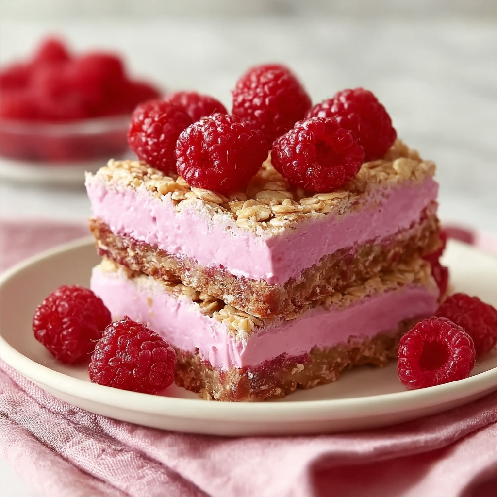 Raspberry Pretzel Dessert Bars Recipe - Recipe Image