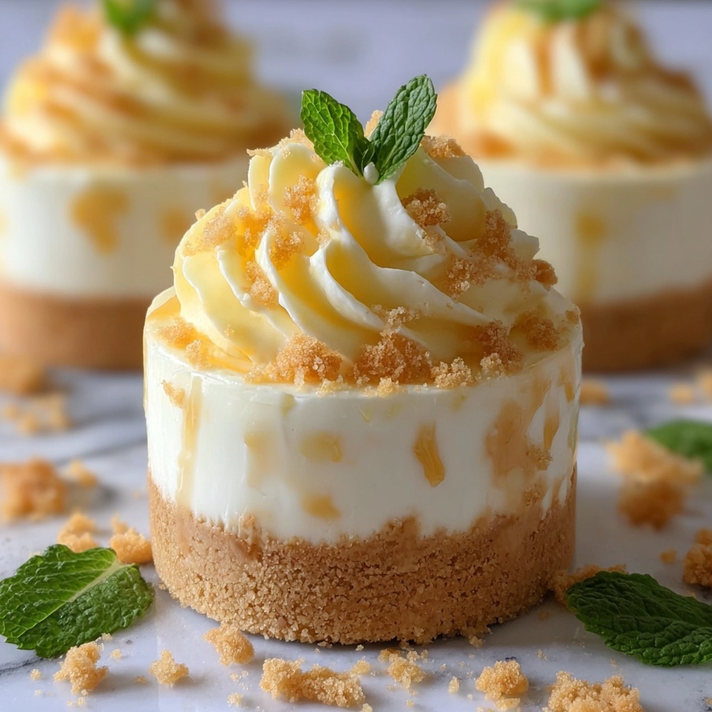 Coconut Pineapple Cheesecake Minis Recipe - Recipe Image