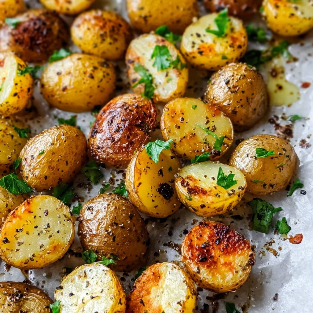 Crispy Roasted Baby Potatoes Recipe - Recipe Image